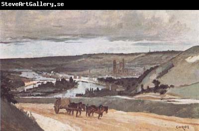 Jean Baptiste Camille  Corot Rouen (mk11)
